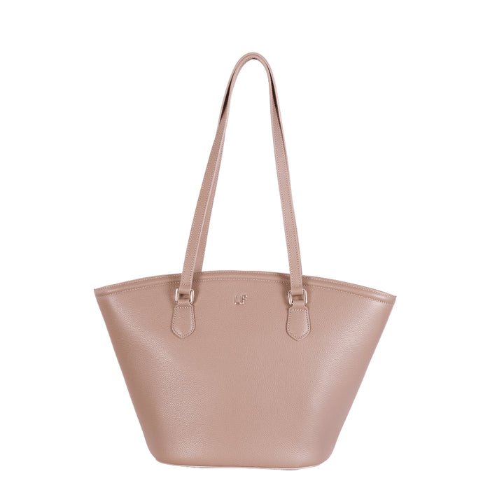 Louis Fontaine กระเป๋าสะพายทรง TOTE Bag Size L รุ่น WISTERIA - สีน้ำตาล 