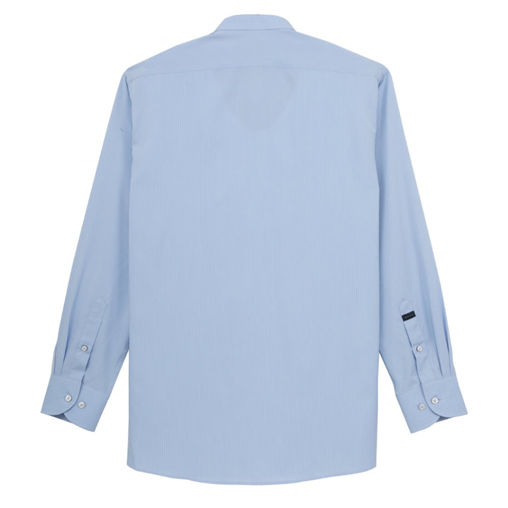 ARROW PROFREX SHIRT เบา สบาย ไม่ยับ แค่ลูบก็เรียบ - เสื้อเชิ้ต คอจีน แขนยาว ทรง SMART สีฟ้า MACM305 BU 