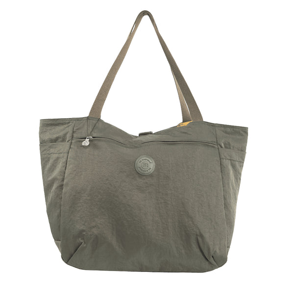 St.Andrews กระเป๋าสะพานข้าง ทรง Shopping bag รุ่น SSH1015 - สีเขียว/เหลือง 