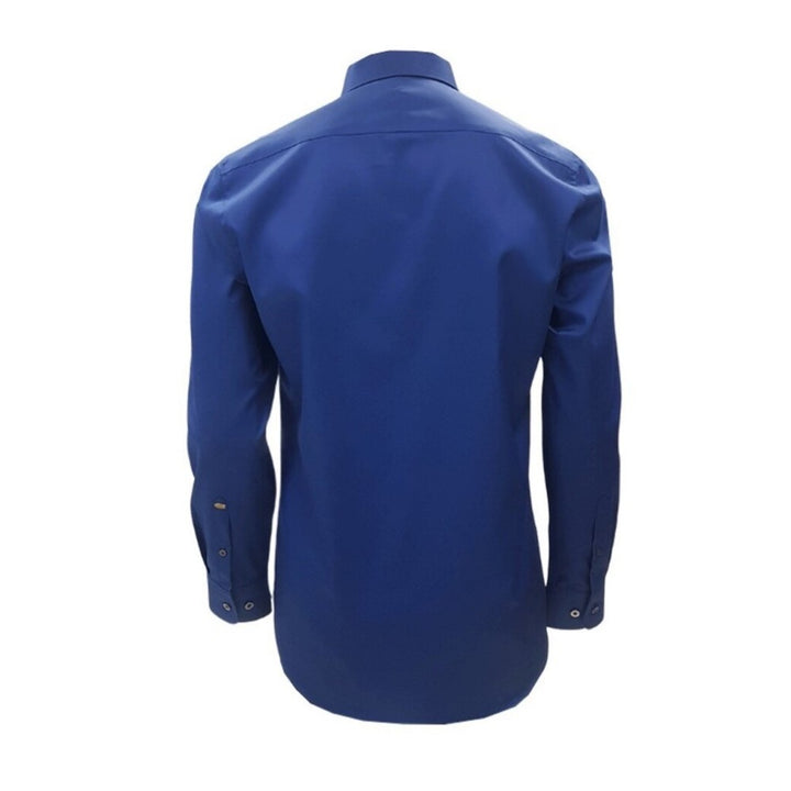 Guy Laroche เสื้อเชิ้ตแขนยาว เนื้อผ้า 100% Cotton รุ่น PRESTIGE SHIRT ทรง SLIM FIT (BAP6270A5BU) 