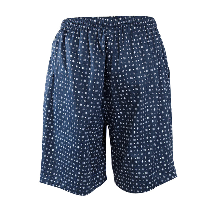 Guy Laroche กางเกงขาสั้น คลุมเข่า Cotton Sateen สัมผัสนุ่ม บางเบา สวมใส่สบาย สีกรมท่า  (JPH4205W4NV) 