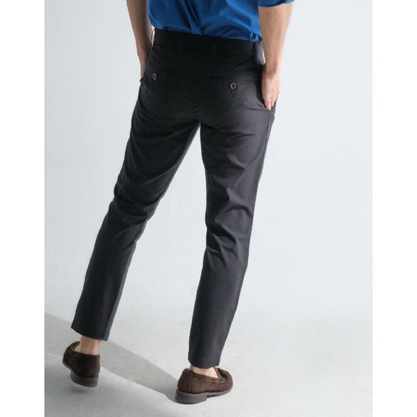 era-won กางเกง รุ่น GOLF FABRIC (065)  ทรงกระบอกเล็ก ขาเต่อ เอวยางยืด สี Grey ICCSHOPPING