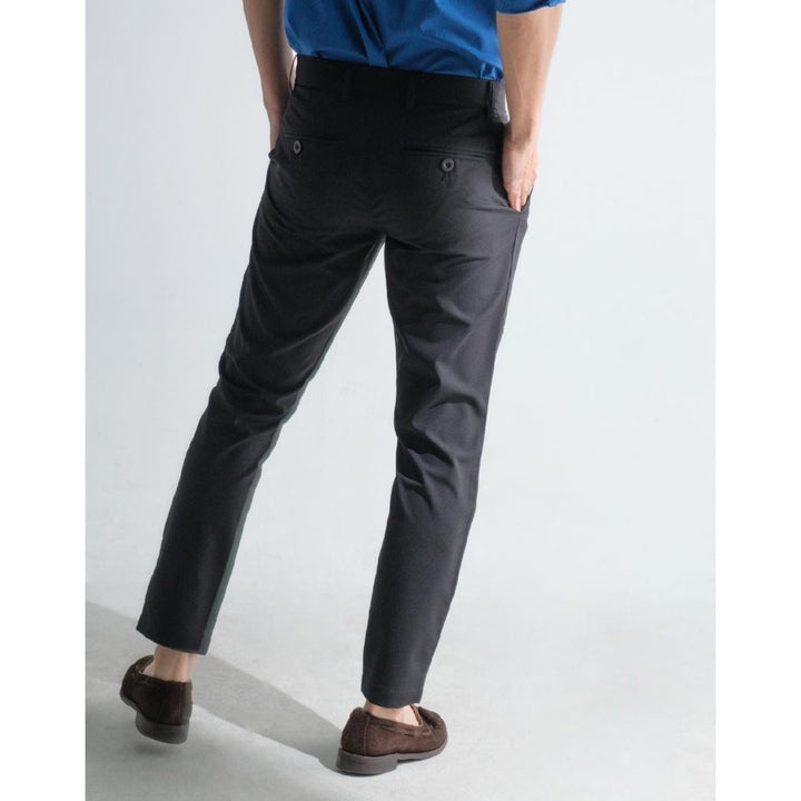 era-won กางเกง รุ่น GOLF FABRIC (065)  ทรงกระบอกเล็ก ขาเต่อ เอวยางยืด สี Grey ICCSHOPPING