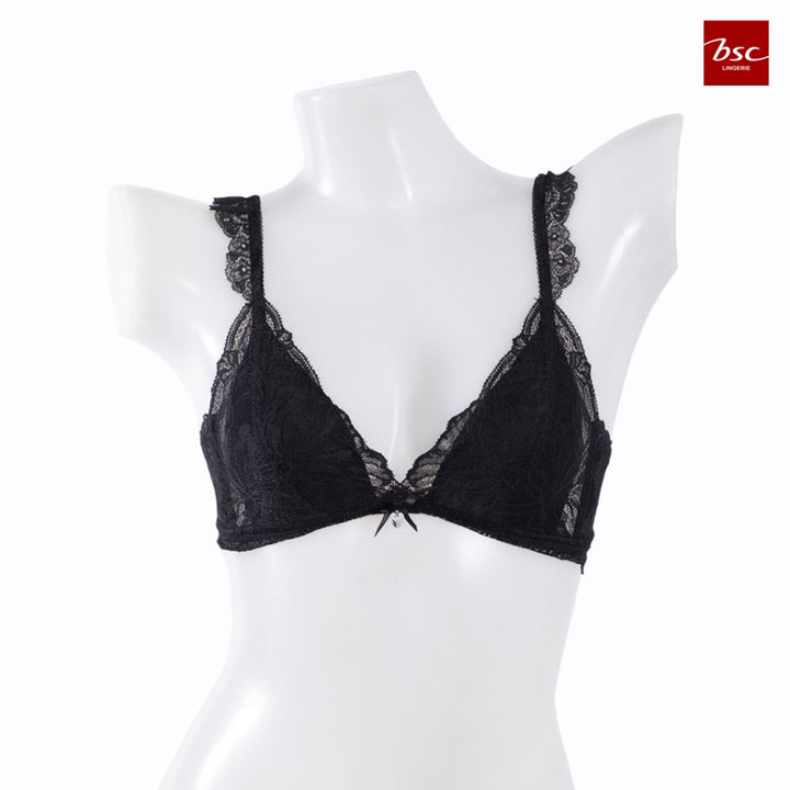 BSC Lingerie ชุดชั้นในผู้หญิง ลูกไม้เซ็กซี่ ไร้โครง BB3565BE สีเนื้อ มีให้เลือก 3 สี - BB3565 ICCSHOPPING