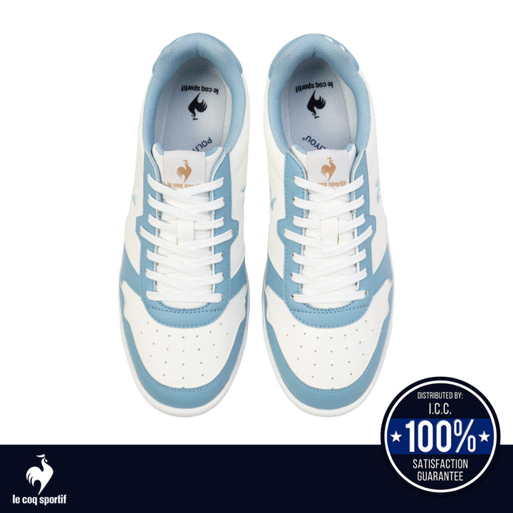 le coq sportif รองเท้าชาย-หญิง รุ่น LCS GRAND EST CL II สีขาว-ฟ้า (รองเท้าผ้าใบ,แฟชั่น,Unisex) ICCSHOPPING