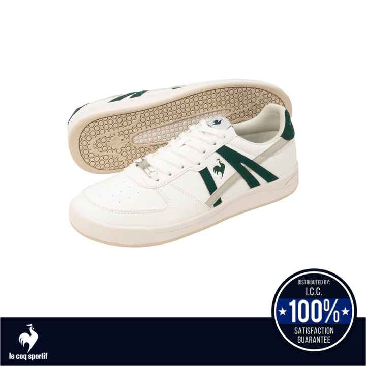 le coq sportif รองเท้าชาย-หญิง รุ่น LCS GRAND EST CL CLASSIC สีขาว-เขียว (รองเท้าผ้าใบแฟชั่น) ICCSHOPPING