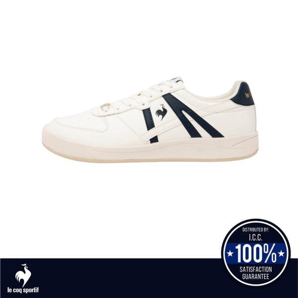 le coq sportif รองเท้าชาย-หญิง รุ่น LCS GRAND EST CL CLASSIC สีขาว-กรม (รองเท้าผ้าใบแฟชั่น) ICCSHOPPING