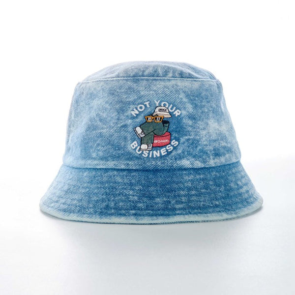 era-won หมวกบัคเก็ต ผ้าลูกฟูก ART TOY 100% COTTON สี ยีนส์ฟอก era-won
