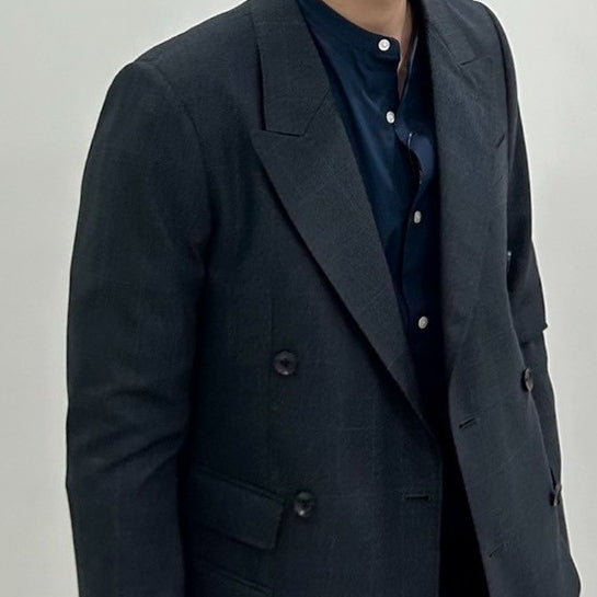 era-won เสื้อสูธ รุ่น CLASSIC DOUBLE BREASTED SUIT สี Navy ICCSHOPPING