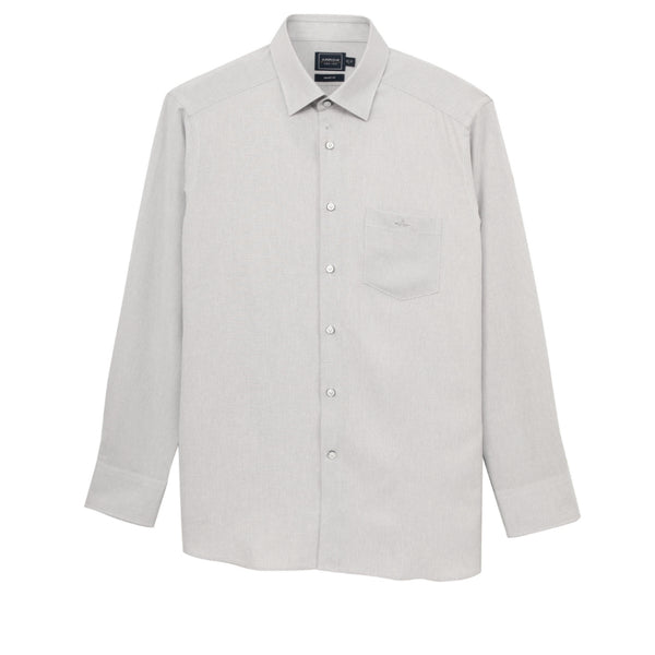 ARROW PROFREX SHIRT เบา สบาย ไม่ยับ แค่ลูบก็เรียบ - เสื้อเชิ้ต แขนยาว ทรง SMART สีเทา MACM909-GY 