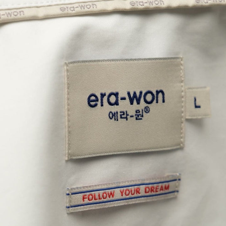 era-won เสื้อเชิ้ต ทรงปกติ Ultrafine Dresshirt แขนยาว สี Double White (ป้ายใหม่) ICCSHOPPING