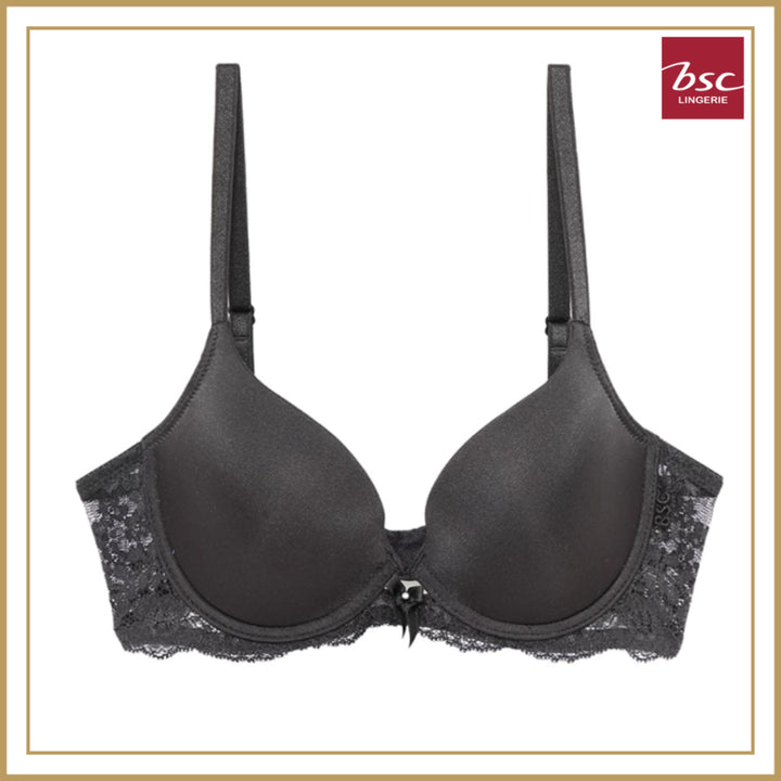 BSC Lingerie ชุดชั้นในลูกไม้เซ็กซี่ รูปแบบ MOLD BRA ฟองน้ำดันทรง มี PAD เสริม รุ่น BB6411_R25
