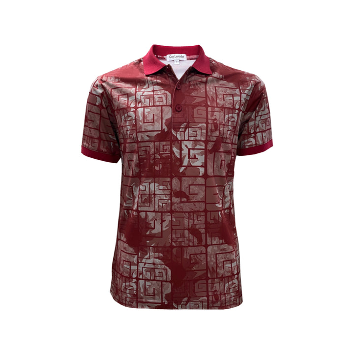 Guy Laroche เสื้อโปโลแขนสั้น พิมพ์ลาย ทรง EXTRA FIT รุ่น BKL7301S5 