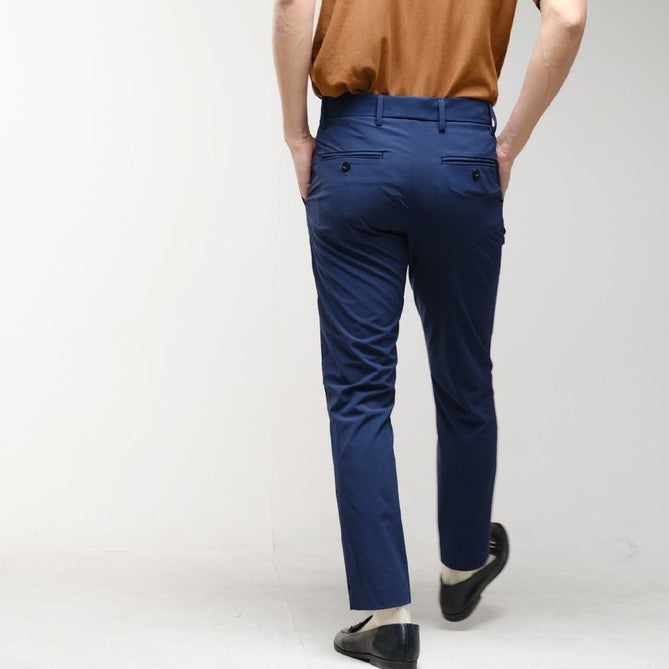 era-won กางเกงขายาว เอวยางยืด รุ่น GOLF FABRIC PANTS (0482VI31) สี NAVY ICCSHOPPING