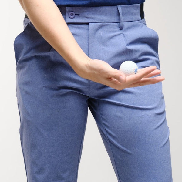 era-won กางเกงขายาว เอวยางยืด รุ่น GOLF FABRIC PANTS (0482VI31) สี VIOLET ANEMONE ICCSHOPPING