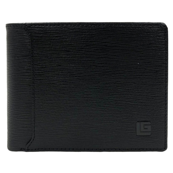 Guy Laroche กระเป๋าสตางค์ อัดลายซาเฟียโน  พับสั้น 6 การ์ด  สีดำ รุ่น ZELIE  (BW31511S5BLS1) 