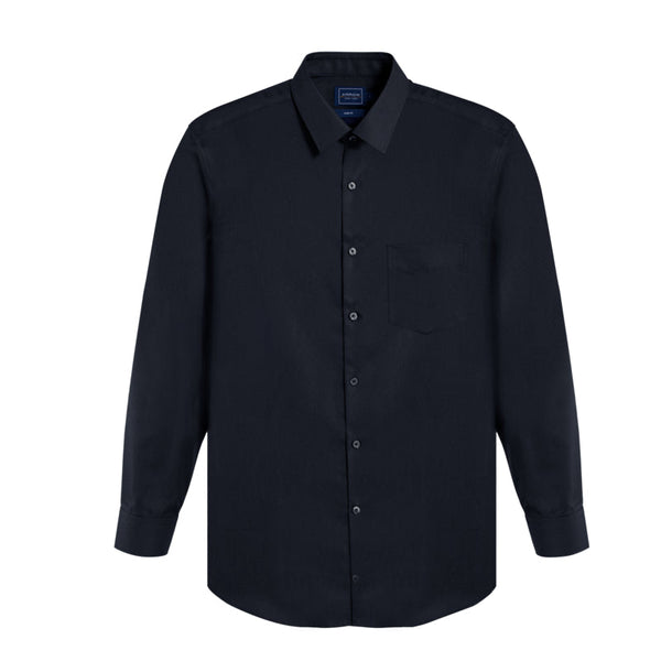 ARROW เสื้อเชิ้ต Non Iron แขนยาว ทรง Comfort Fit สีกรม MACC763 NV