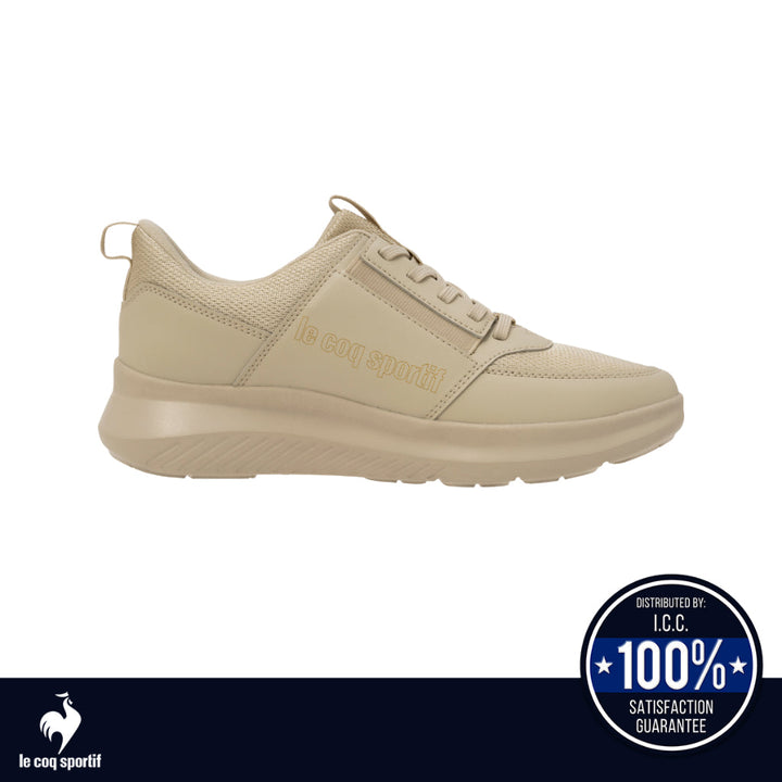 le coq sportif รองเท้าผู้หญิง รุ่น  LCS MARNE สีเบจ (รองเท้าผ้าใบ, แฟชั่น, ผูกเชือก, ผ้าใบผู้หญิง) ICCSHOPPING