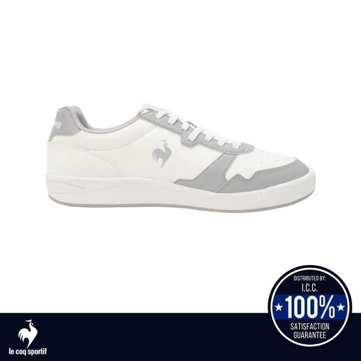 le coq sportif รองเท้าชาย-หญิง รุ่น LCS GRAND EST CL II สีขาว-เทา (รองเท้าผ้าใบ,แฟชั่น,Unisex) ICCSHOPPING