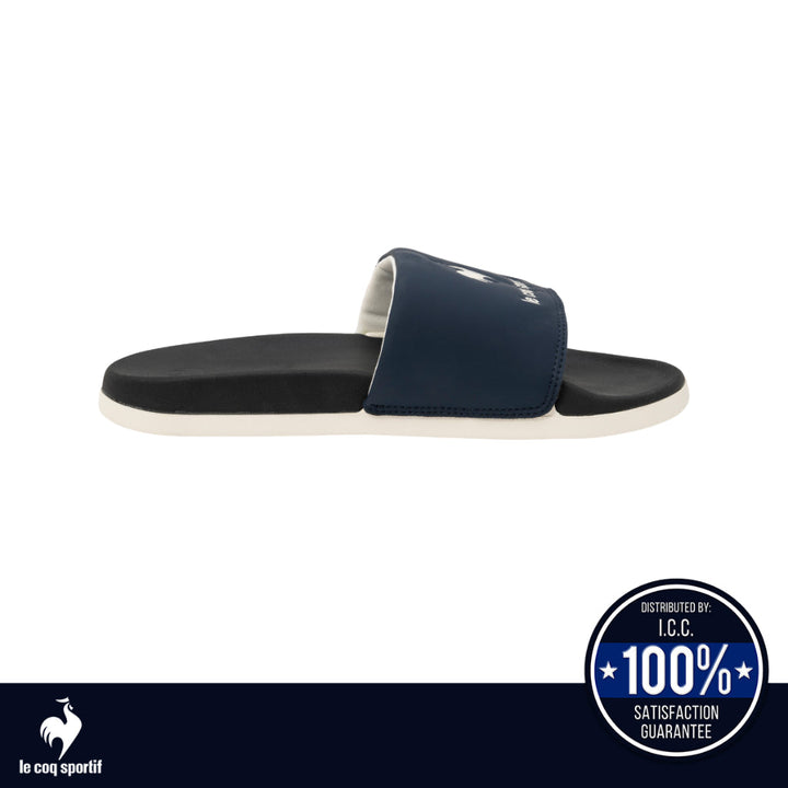 le coq sportif รองเท้าแตะชาย-หญิง รุ่น LCS SLIDE สีกรม-ดำ (รองเท้า, sandals, Sport, Unisex, lecoq) ICCSHOPPING