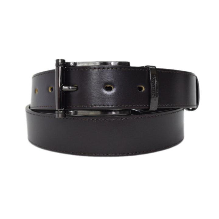 ARROW เข็มขัดผู้ชาย หัว Pin Belt (หนังวัวแท้จากอิตาลี) สีดำ รุ่น MYCB121 ARROW