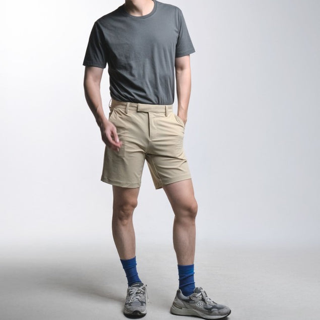 era-won กางเกงขาสั้น รุ่น Golf Trousers & Shorts สี เบจ ICCSHOPPING