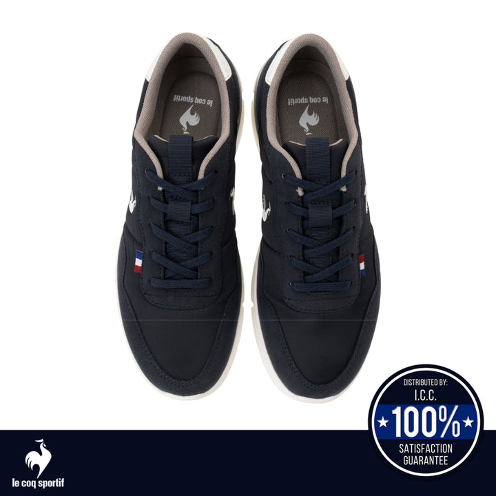 le coq sportif รองเท้าผู้หญิง รุ่น  LA SEGUR IV สีกรม (รองเท้าผ้าใบ,แฟชั่น,แบบผูกเชือก,ผ้าใบผู้หญิง) Le Coq Sportif