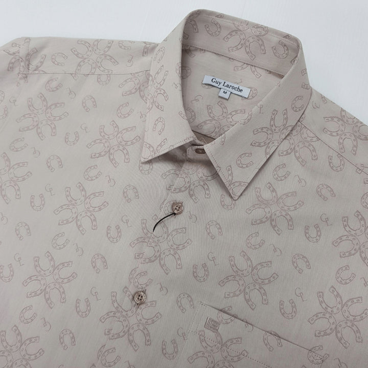 Guy Laroche เสื้อเชิ้ตทำงานแขนยาวทรง SLIM FIT เนื้อผ้า100% Cotton 