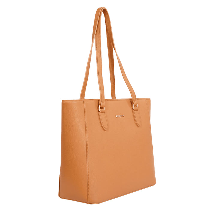 Louis Fontaine กระเป๋าสะพายไหล่ ทรง TOTE รุ่น FLARE - สีน้ำตาล 