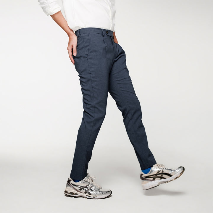 era-won กางเกงทำงานรุ่น Luxury details V3 ทรง Skinny Crop สี Navy 