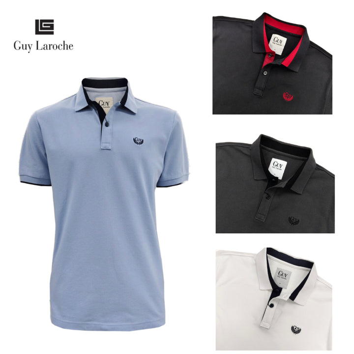 Guy Laroche เสื้อโปโลแขนสั้น ทรง SLIM FIT มีให้เลือก 4 สี รุ่น DKP6203P4 