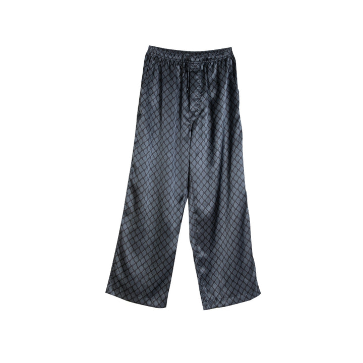 Guy Laroche ชุดนอนผ้าซาติน คอปก แขนสั้น ขายาว พิมพ์ลาย รุ่น JPP7521W4 