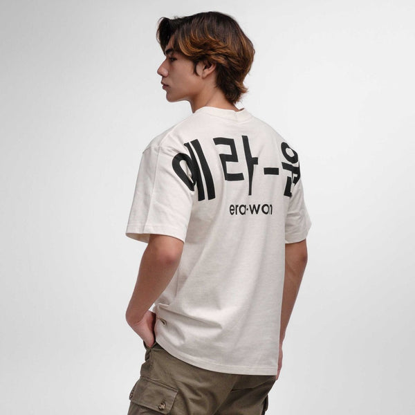 era-won เสื้อ T-Shirt Oversize Screen สี Black 