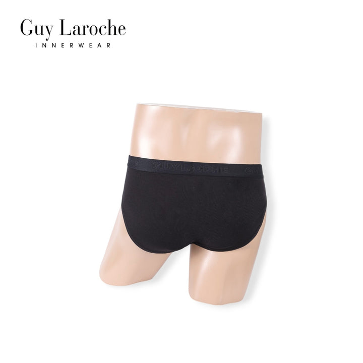 Guy Laroche กางเกงในชาย สัมผัสนุ่ม กระชับ สวมใส่สบาย แพ็ค 2 ตัว สีดำ รุ่น JUS4501R5BL 