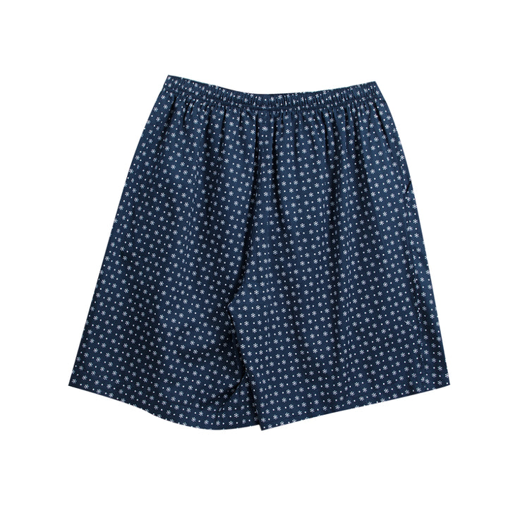 Guy Laroche กางเกงขาสั้น คลุมเข่า Cotton Sateen สัมผัสนุ่ม บางเบา สวมใส่สบาย สีกรมท่า  (JPH4205W4NV) 
