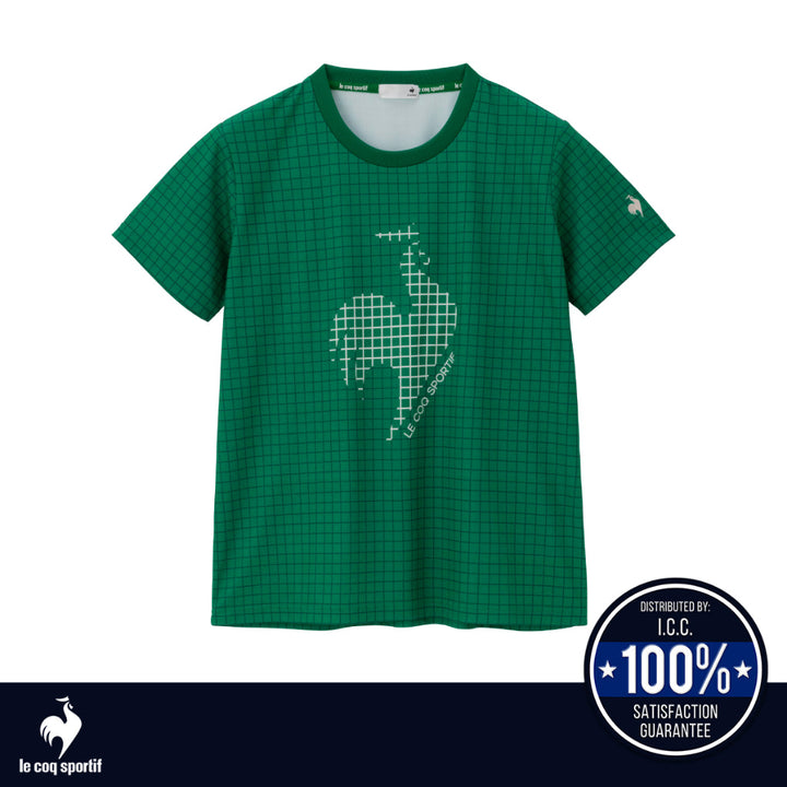 "le coq sportif เสื้อเทรนนิ่ง [Cooling] le club de LCS ผู้หญิง สีกรม (ออกกำลังกาย, เทนนิส, T-shirt) ICCSHOPPING