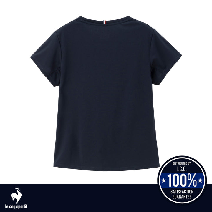 le coq sportif เสื้อเทนนิส กัน UV (UPF15) ผู้หญิง สีกรม (T-shirt, เสื้อยืด, เสื้อออกกำลังกาย,เทนนิส) ICCSHOPPING