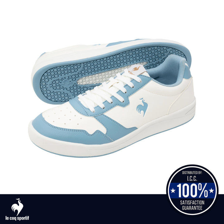 le coq sportif รองเท้าชาย-หญิง รุ่น LCS GRAND EST CL II สีขาว-ฟ้า (รองเท้าผ้าใบ,แฟชั่น,Unisex) Le Coq Sportif
