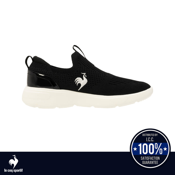 le coq sportif รองเท้าผู้หญิง รุ่น  LA RHONE  FK II สีดำ (รองเท้าผ้าใบ,แฟชั่น,สลิปออน,ผ้าใบผู้หญิง) ICCSHOPPING