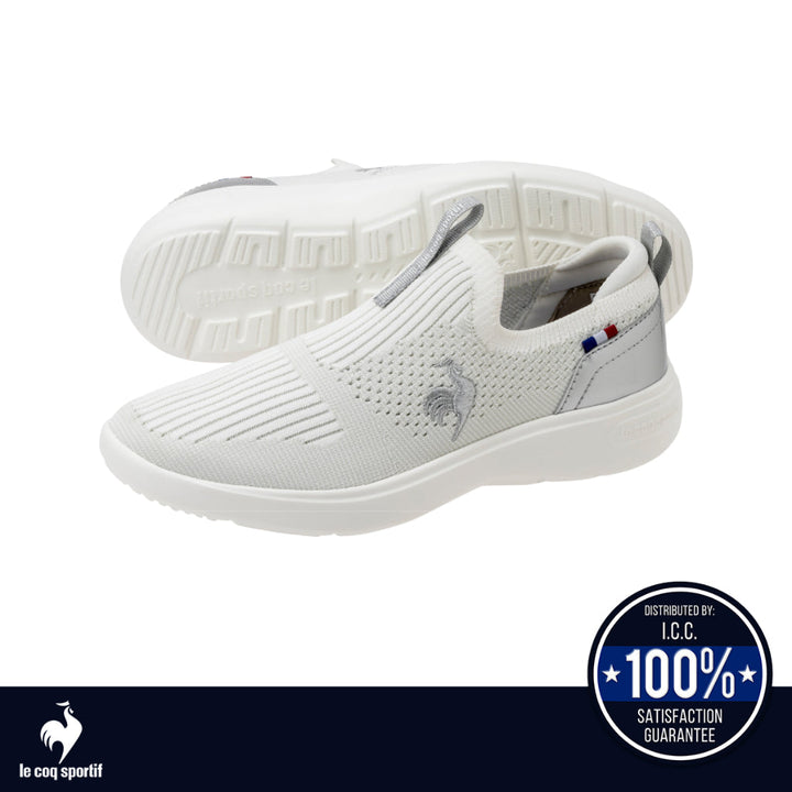 le coq sportif รองเท้าผู้หญิง รุ่น  LA RHONE  FK II สีขาว (รองเท้าผ้าใบ,แฟชั่น,สลิปออน,ผ้าใบผู้หญิง) ICCSHOPPING