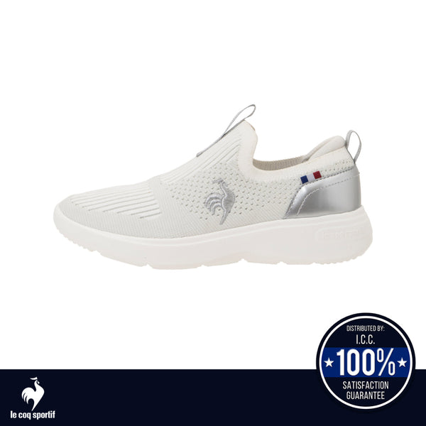 le coq sportif รองเท้าผู้หญิง รุ่น  LA RHONE  FK II สีขาว (รองเท้าผ้าใบ,แฟชั่น,สลิปออน,ผ้าใบผู้หญิง) ICCSHOPPING