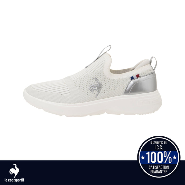 le coq sportif รองเท้าผู้หญิง รุ่น  LA RHONE  FK II สีขาว (รองเท้าผ้าใบ,แฟชั่น,สลิปออน,ผ้าใบผู้หญิง) ICCSHOPPING