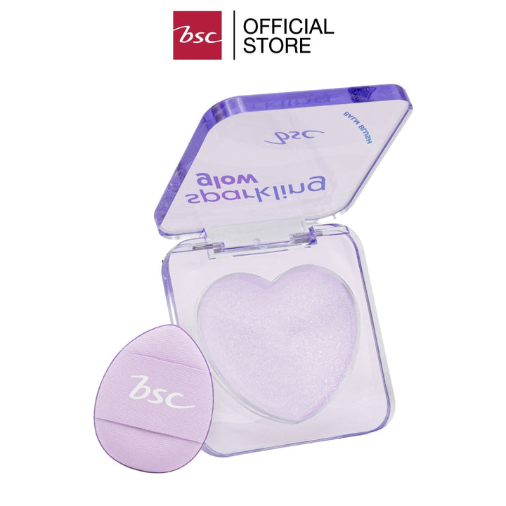 BSC SPARKLING GLOW BALM BLUSH ผลิตภัณฑ์ตกเเต่งผิวหน้า แก้ม รอบดวงตา หรือริมฝีปาก บลัชออนเนื้อเจลใส BSC Cosmetology