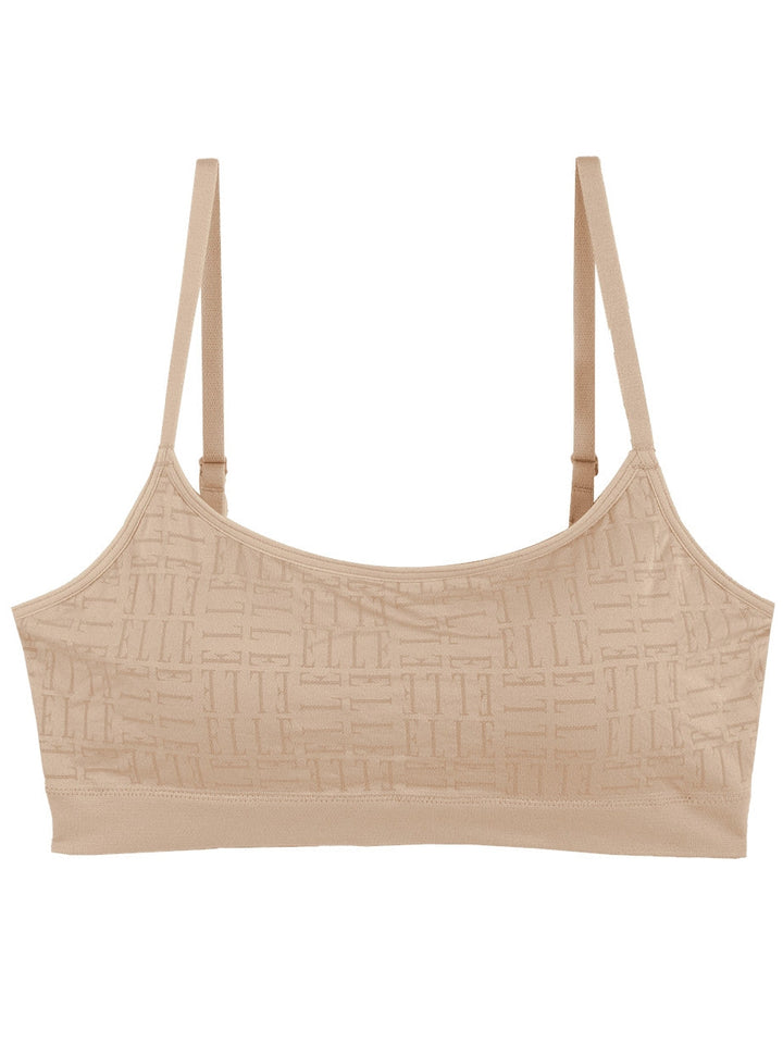 ELLE Lingerie บราเกาะอกแบบไร้รอยต่อ เสริมฟองน้ำด้านใน มีให้เลือก 3 สี รุ่น - LB8765 ICCSHOPPING
