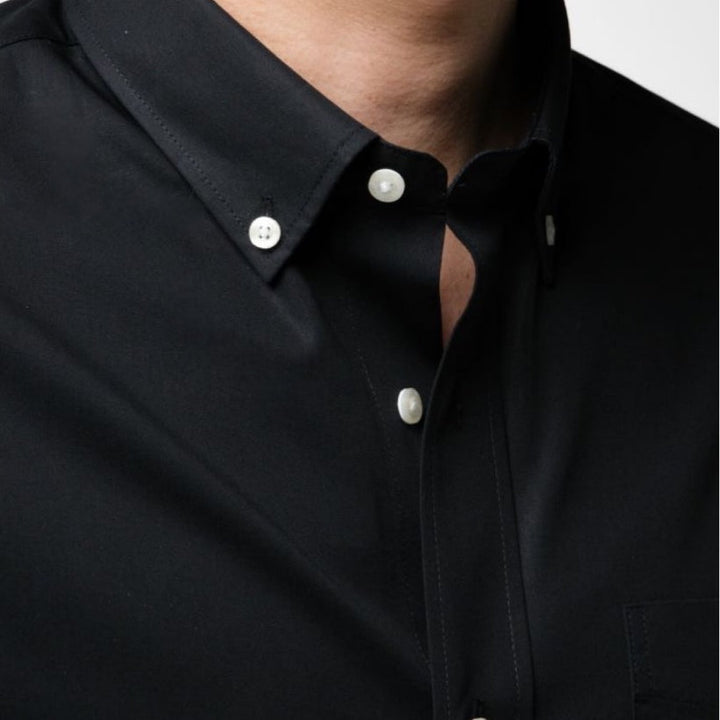era-won เสื้อเชิ้ต ทรงปกติ Ultrafine Dresshirt แขนยาว สี Double Black (ป้ายใหม่) ICCSHOPPING