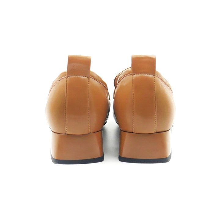 ELLE SHOES รองเท้าหุ้มส้น MOCCASIN LOAFER แต่งโลโก้สีทอง มีให้เลือก 3 สี รุ่น- ELMM001 ICCSHOPPING