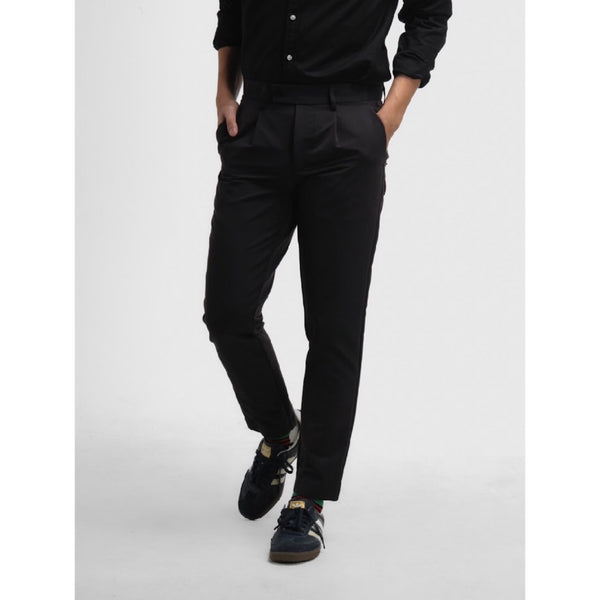 era-won กางเกงขายาว เอวยางยืด รุ่น GOLF FABRIC PANTS สี Black 
