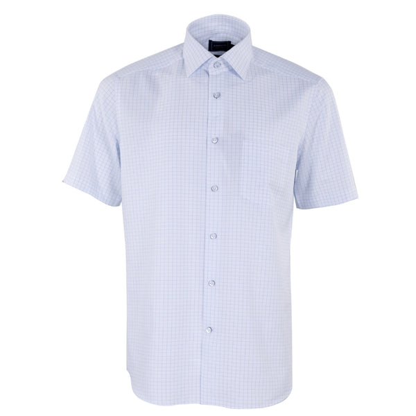 ARROW  PROFREX SHIRT เบา สบาย ไม่ยับ แค่ลูบก็เรียบ - เสื้อเชิ้ต คอปก แขนสั้น ทรง SMART สีขาว MACM207 WH 
