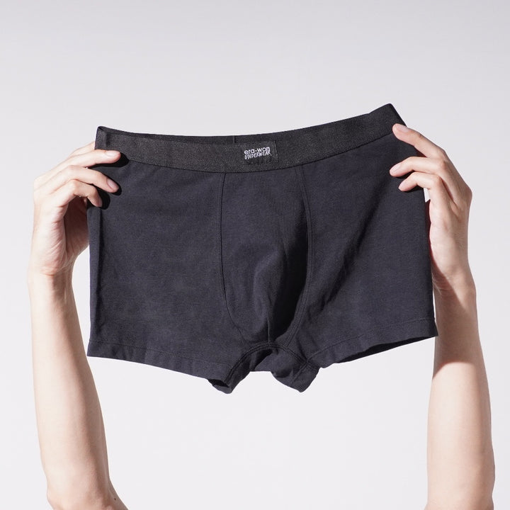 era-won กางเกงในไข่สะอาด Zinc Plus Anti-bac Underwear trunks สี ดำ