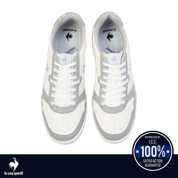 le coq sportif รองเท้าชาย-หญิง รุ่น LCS GRAND EST CL II สีขาว-เทา (รองเท้าผ้าใบ,แฟชั่น,Unisex) ICCSHOPPING